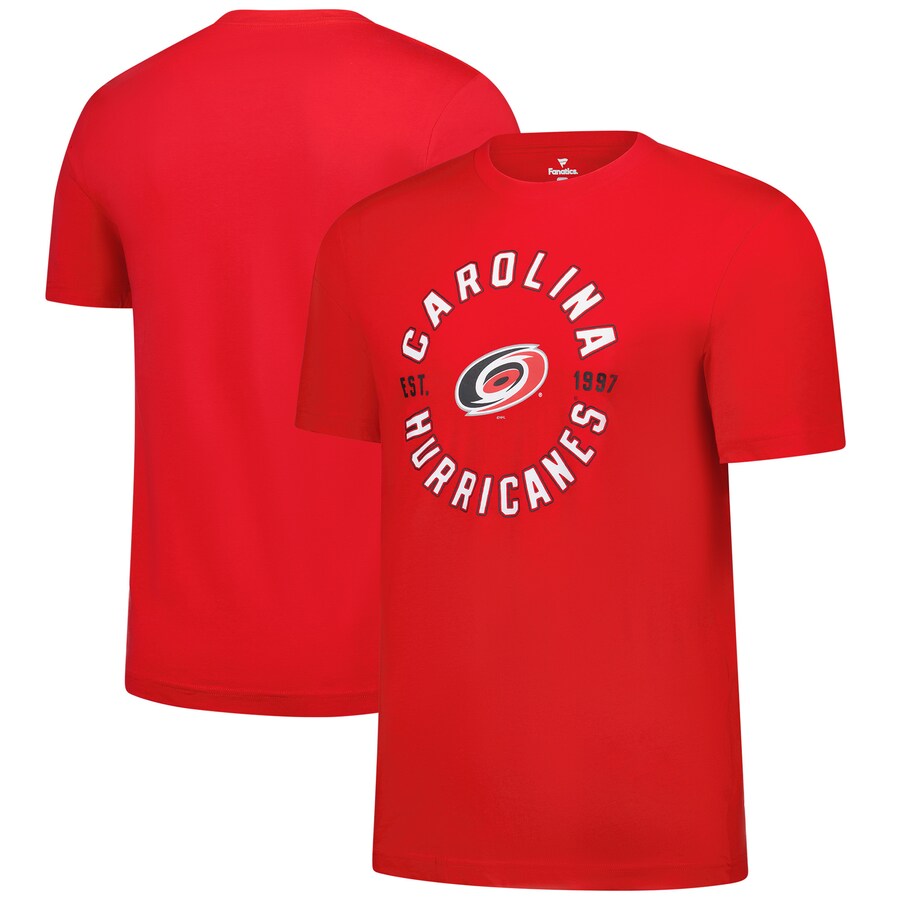 Men's Carolina Hurricanes Fanatics Red Serve T-Shirt - Puhuasuan