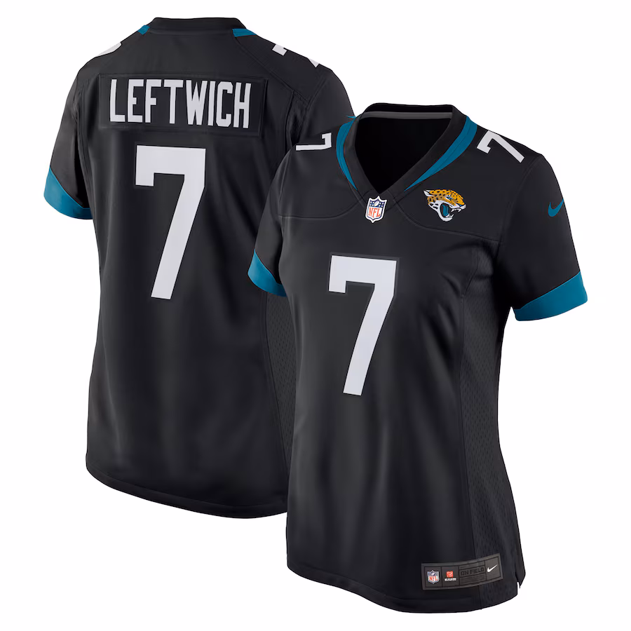 Women's Jacksonville Jaguars Byron Leftwich Nike Black Alternate Retired Player Game Jersey - Puhuasuan