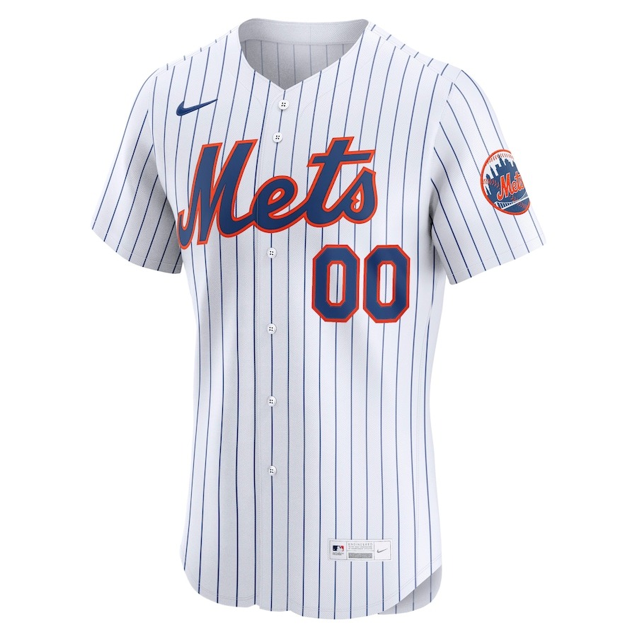 Men's New York Mets  Nike White 2024 MLB World Tour London Series Home Pick-A-Player Limited Jersey - Puhuasuan