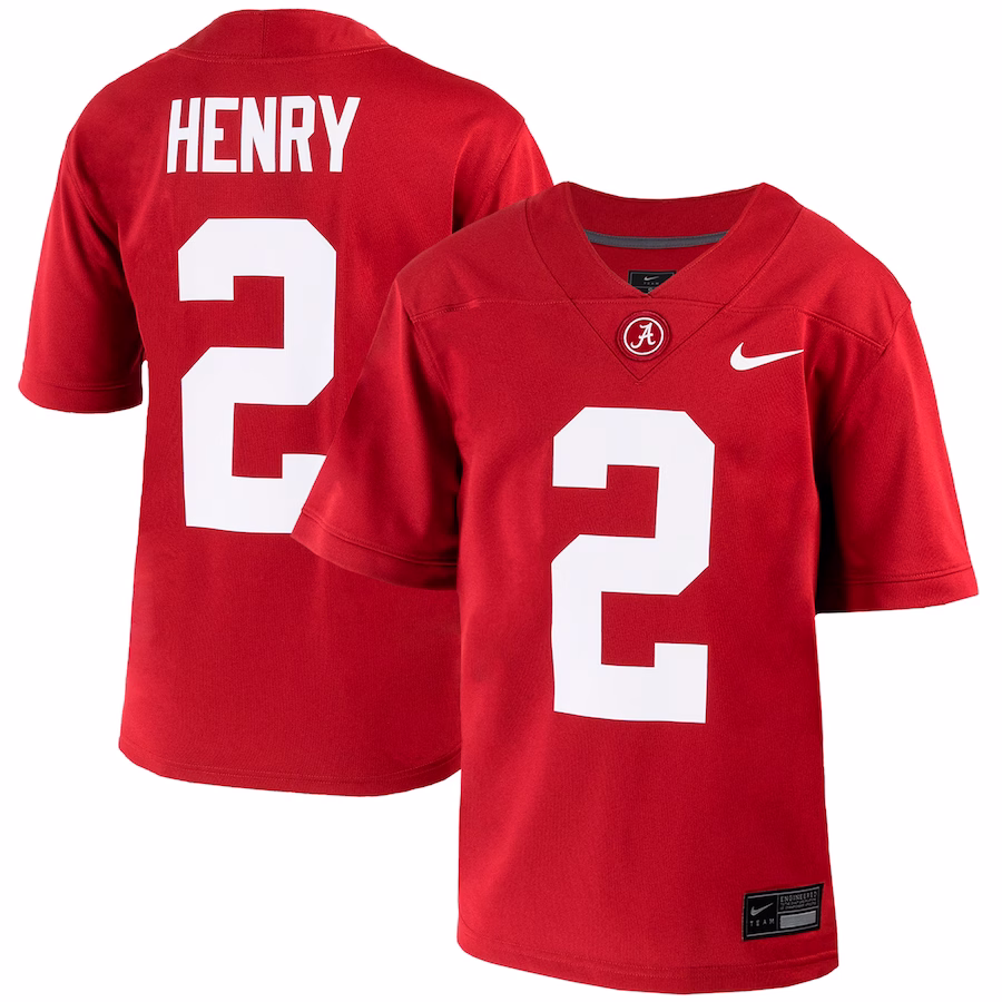 Derrick Henry Alabama Crimson Tide Nike Youth Untouchable Replica Jersey - Crimson - Puhuasuan