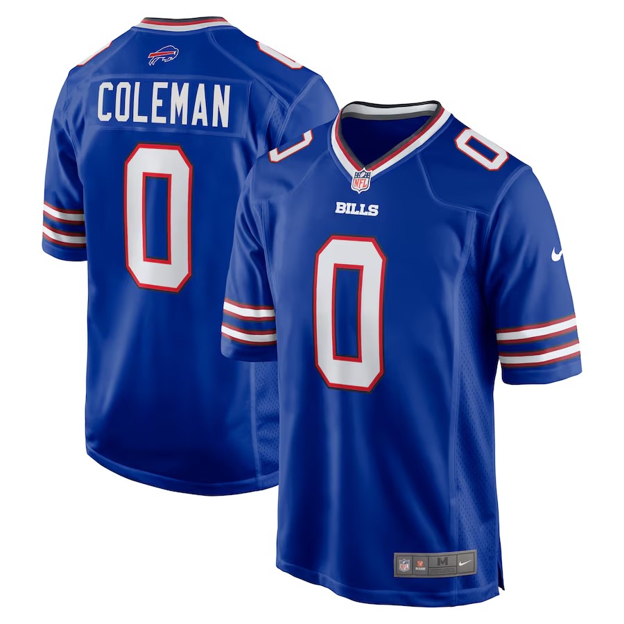 Men's Buffalo Bills Keon Coleman Nike Royal Player Game Jersey - Puhuasuan