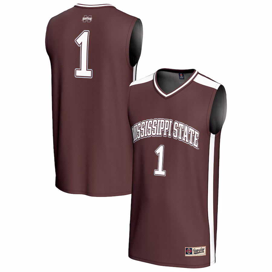 Unisex GameDay Greats #1 Maroon Mississippi State Bulldogs Lightweight Collegiate Basketball Fashion Jersey - Puhuasuan