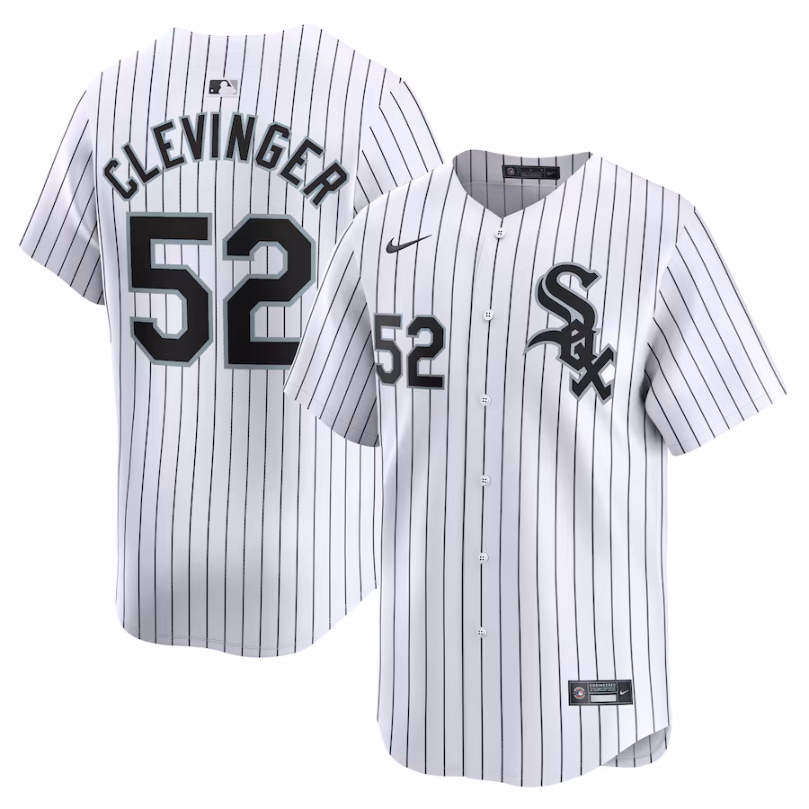 Men's Chicago White Sox Mike Clevinger Nike White Home Limited Player Jersey - Puhuasuan