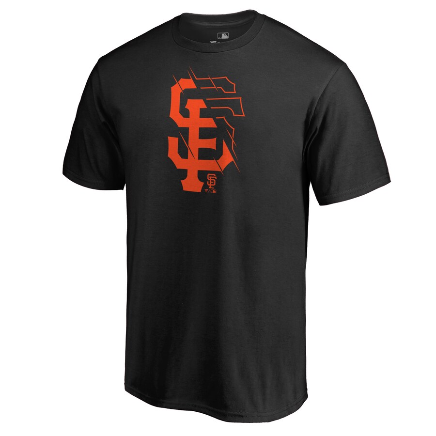 Men's San Francisco Giants Black X-Ray T-Shirt - Puhuasuan