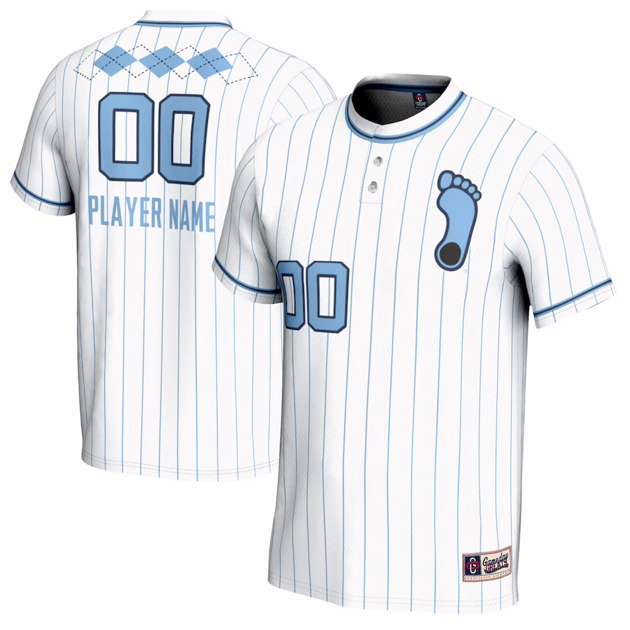 North Carolina Tar Heels GameDay Greats Unisex NIL Pick-A-Player Lightweight Softball Jersey - White - Puhuasuan