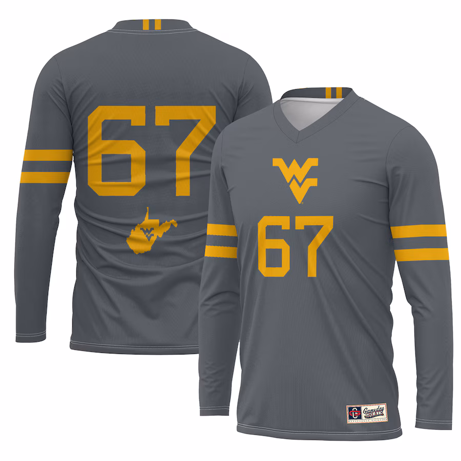 Unisex GameDay Greats #1 Gray West Virginia Mountaineers Lightweight Volleyball Jersey - Puhuasuan