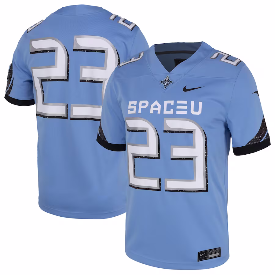 #23 UCF Knights Nike 2023 Space Game Football Jersey - Light Blue - Puhuasuan