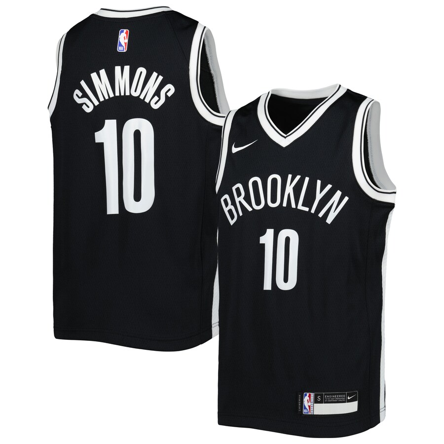 Youth Brooklyn Nets Ben Simmons Nike Black Swingman Jersey - Icon Edition - Puhuasuan