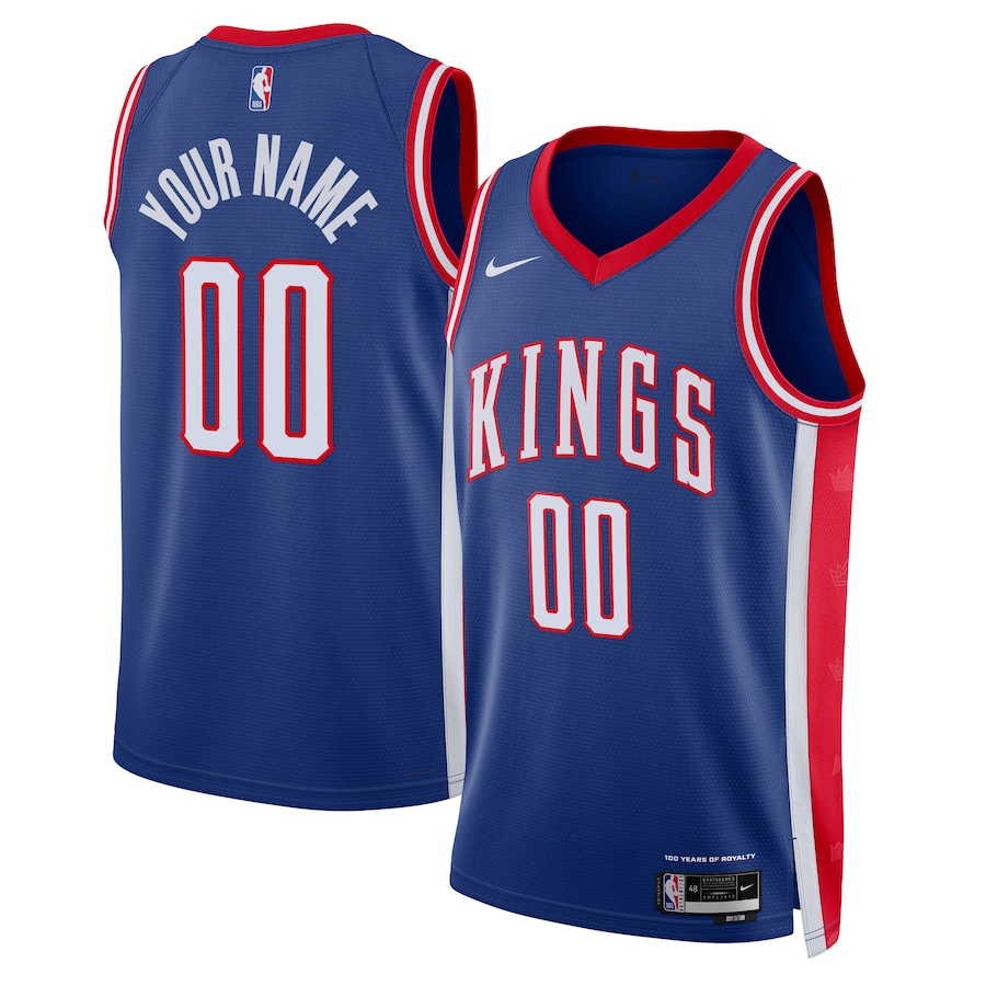 Unisex Sacramento Kings Nike Blue 2024/25 Custom Swingman Jersey - City Edition - Puhuasuan