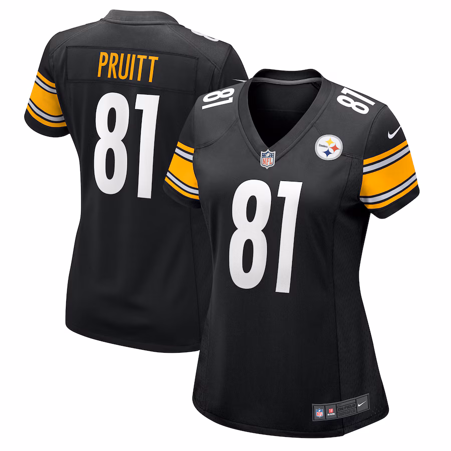 Women's Pittsburgh Steelers MyCole Pruitt Nike Black Game Jersey - Puhuasuan