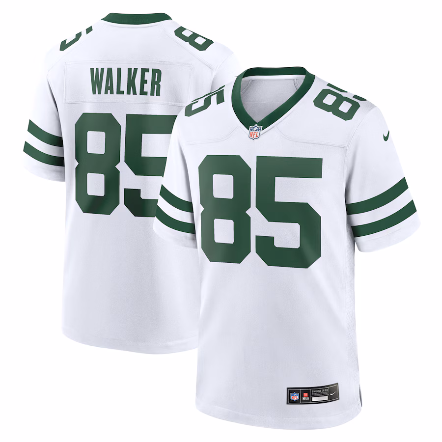 Men's New York Jets Wesley Walker Nike White Legacy Retired Player Game Jersey - Puhuasuan