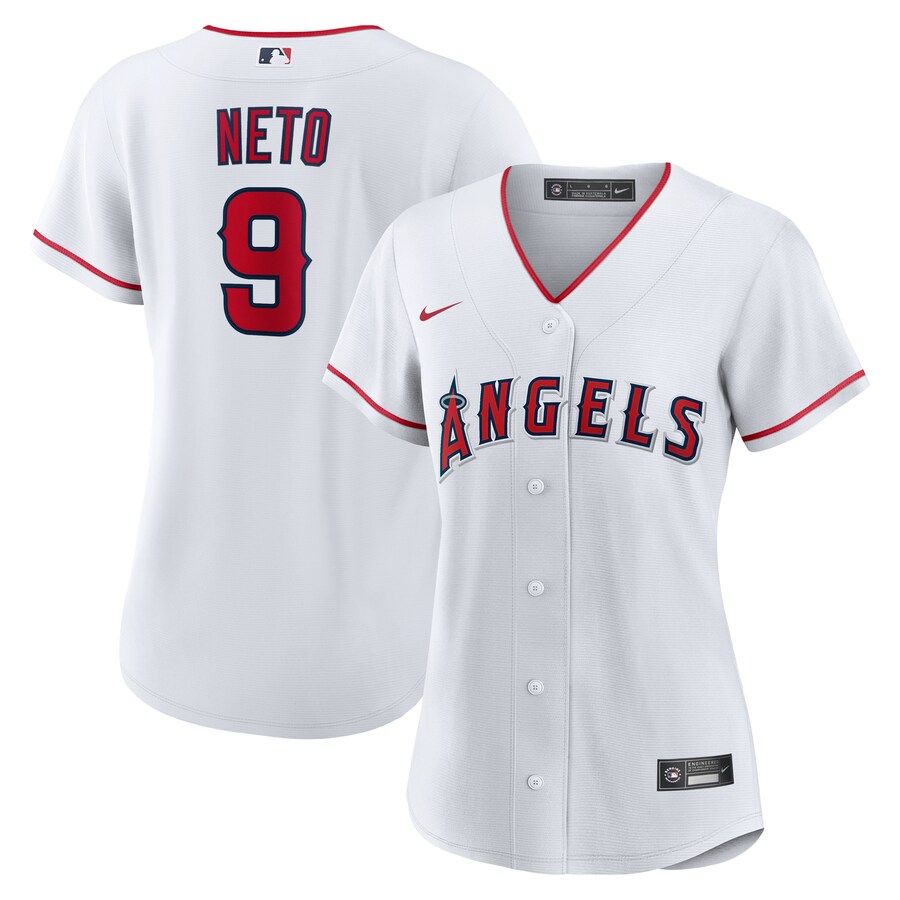 Women's Los Angeles Angels Zach Neto Nike White Home Replica Jersey - Puhuasuan