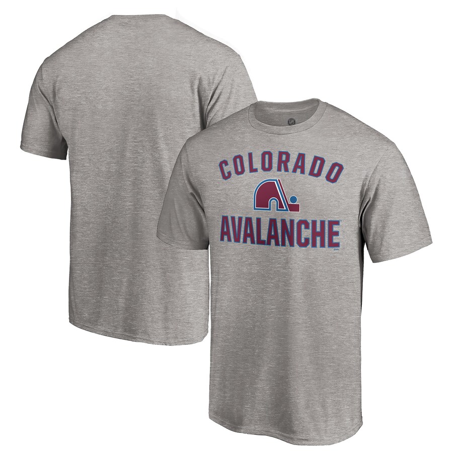 Men's Colorado Avalanche Heather Gray Special Edition Victory Arch T-Shirt - Puhuasuan