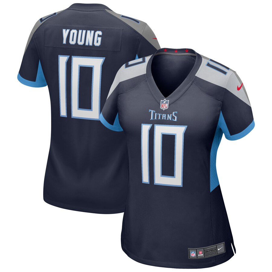 Women's Tennessee Titans Vince Young Nike Navy Game Retired Player Jersey - Puhuasuan
