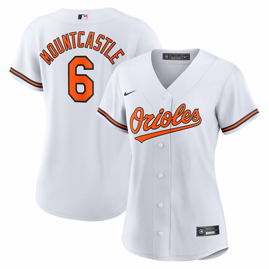 Women's Baltimore Orioles Ryan Mountcastle Nike White Home Replica Jersey - Puhuasuan