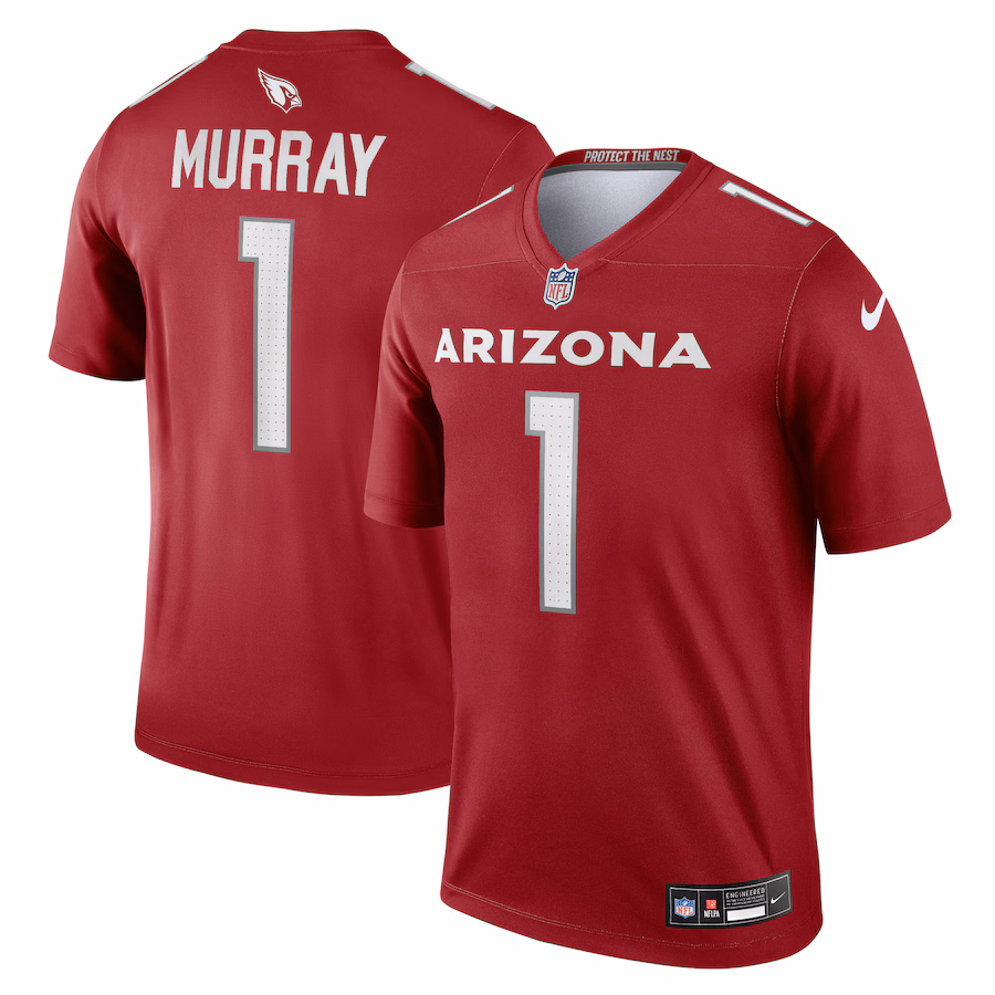 Men's Arizona Cardinals Kyler Murray Nike Cardinal Team Legend Player Performance Top - Puhuasuan