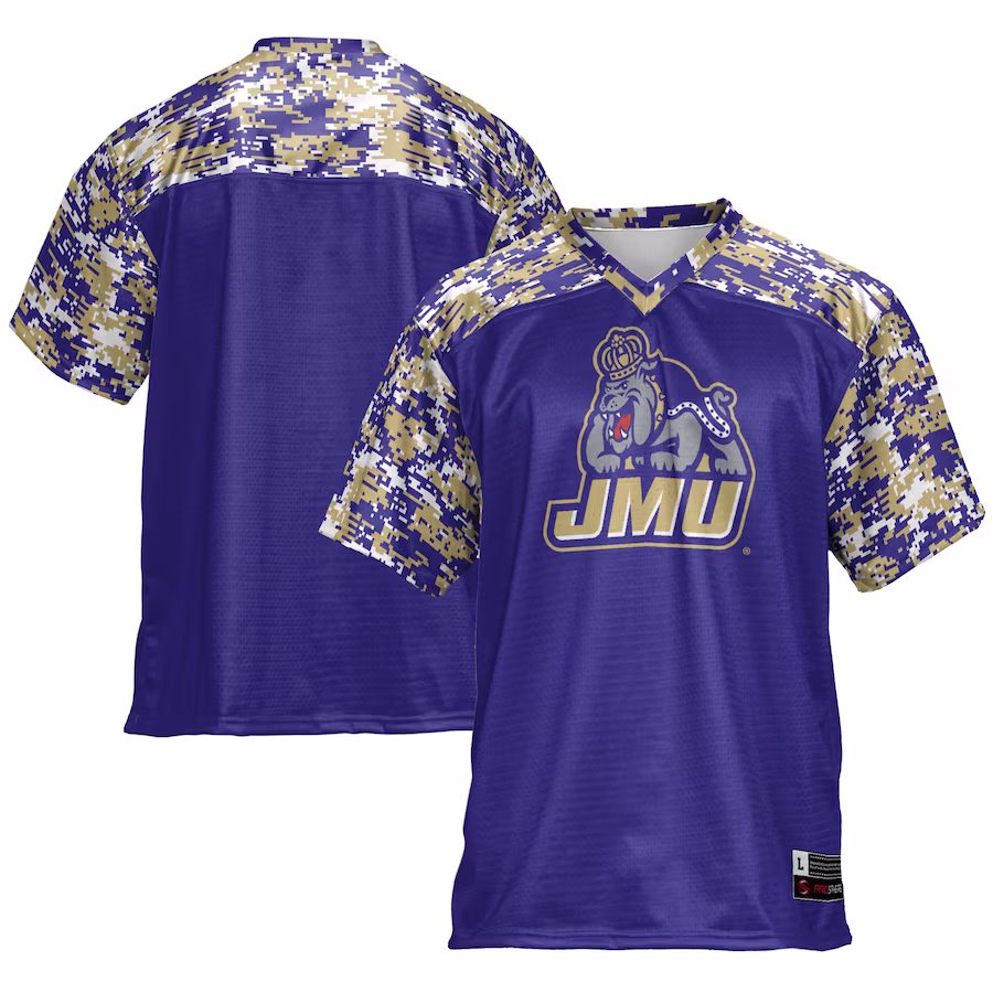 James Madison Dukes GameDay Greats Football Jersey - Purple - Puhuasuan