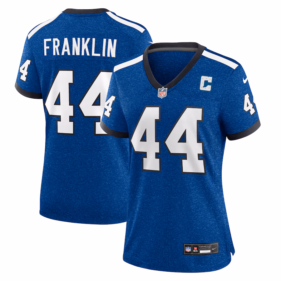 Women's Indianapolis Colts Zaire Franklin Nike Royal Indiana Nights Alternate Game Jersey - Puhuasuan