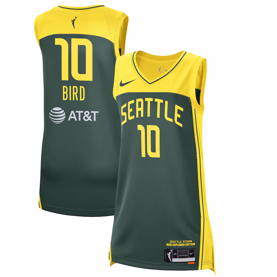 Women's Seattle Storm Sue Bird Nike Green 2021 Explorer Edition Victory Player Jersey - Puhuasuan