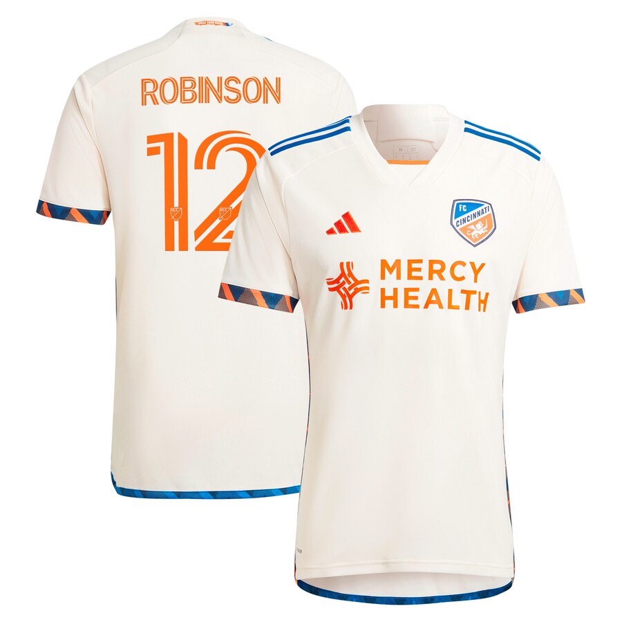 Men's FC Cincinnati Miles Robinson adidas White 2024 The Canvas Kit Replica Player Jersey - Puhuasuan