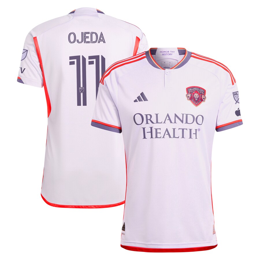 Men's Orlando City SC Mart��n Ojeda adidas Purple 2024 Legacy Kit Authentic Player Jersey - Puhuasuan
