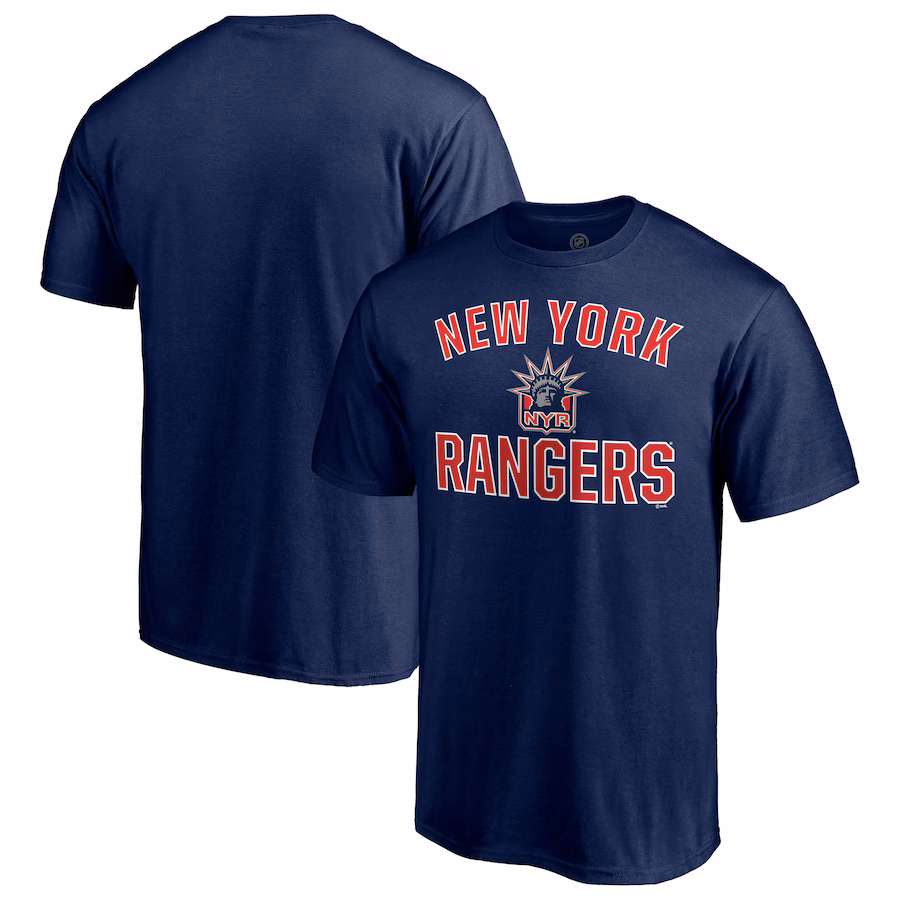 Men's New York Rangers Navy Special Edition Victory Arch T-Shirt - Puhuasuan