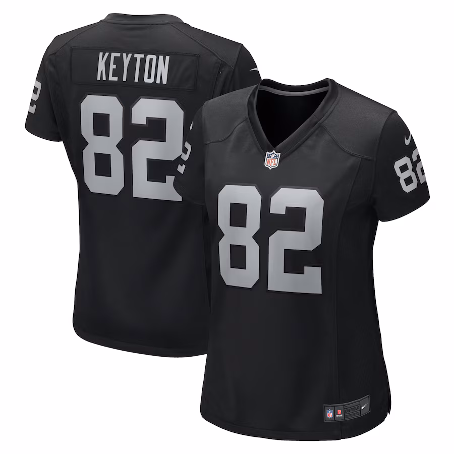 Women's Las Vegas Raiders Ramel Keyton Nike Black Game Jersey - Puhuasuan