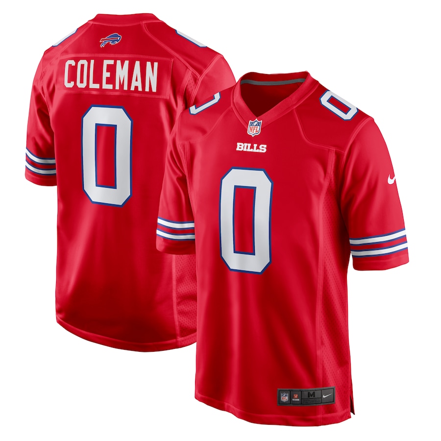 Men's Buffalo Bills Keon Coleman Nike  Red Alternate Game Jersey - Puhuasuan