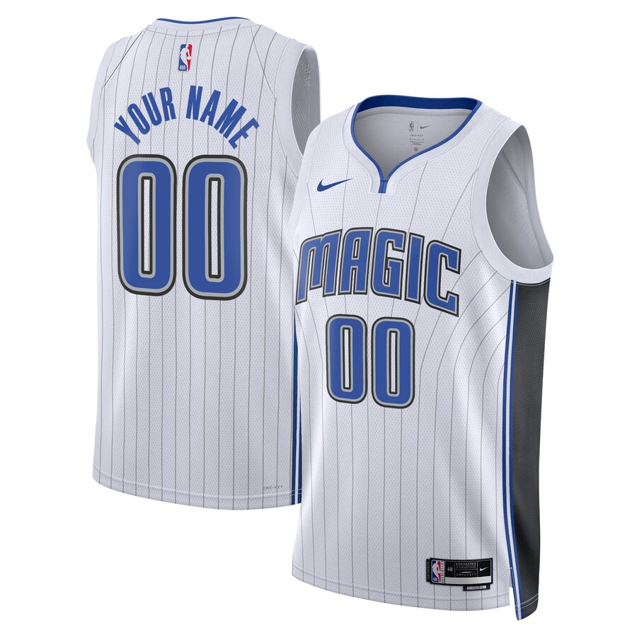 Unisex Orlando Magic Nike White Swingman Custom Jersey - Association Edition - Puhuasuan