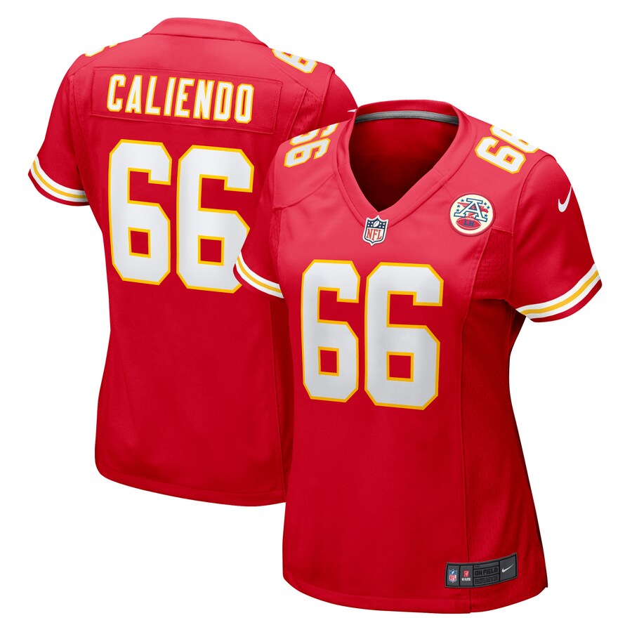 Women's Kansas City Chiefs Mike Caliendo Nike Red Game Player Jersey - Puhuasuan