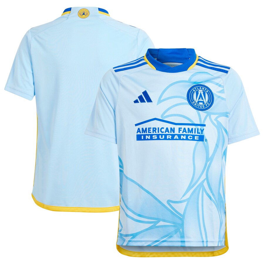 Youth Atlanta United FC  adidas Light Blue 2024 The Resurgens Kit Replica Jersey - Puhuasuan