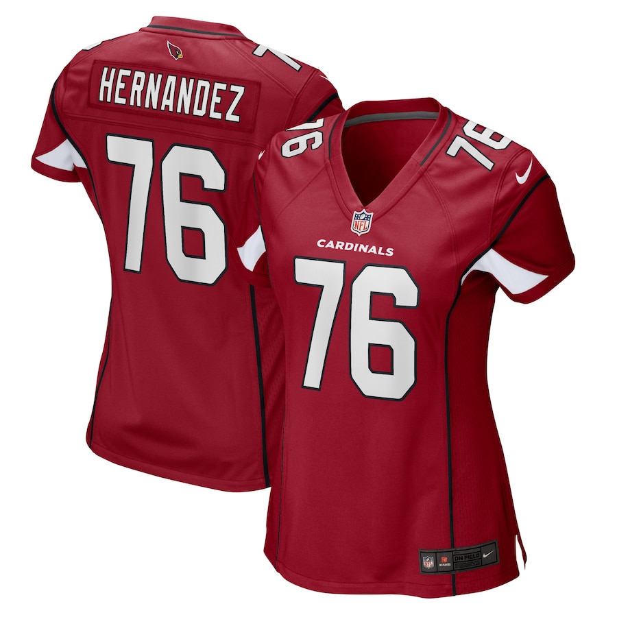 Women's Arizona Cardinals Will Hernandez Nike Cardinal Game Player Jersey - Puhuasuan