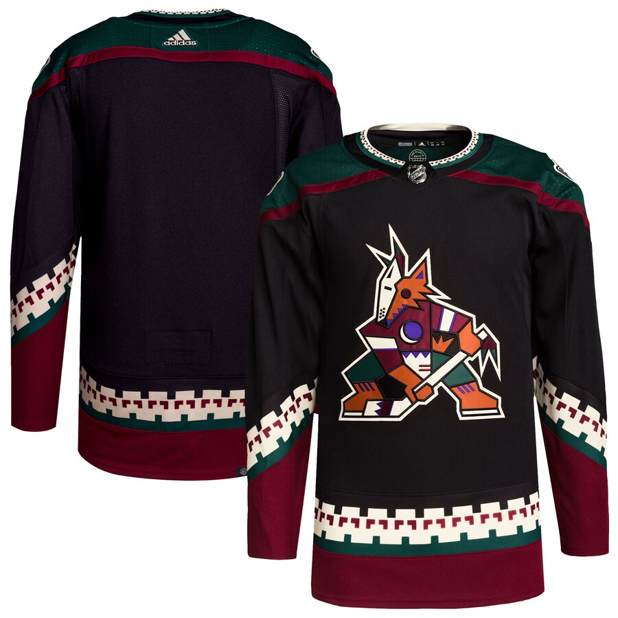 Men's Arizona Coyotes adidas Black Home Primegreen Authentic Pro Blank Jersey - Puhuasuan