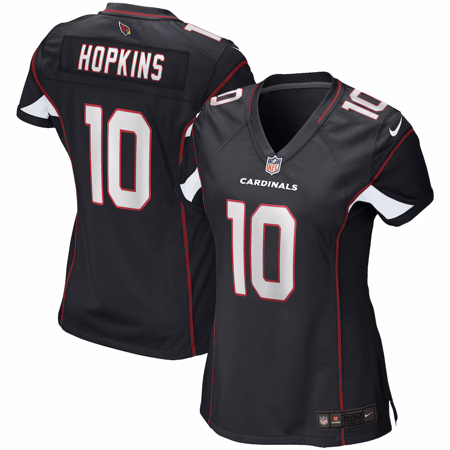 Women's Arizona Cardinals DeAndre Hopkins Nike Black Game Jersey - Puhuasuan
