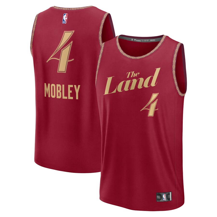 Men's Cleveland Cavaliers Evan Mobley Fanatics Wine Fast Break Jersey - City Edition - Puhuasuan