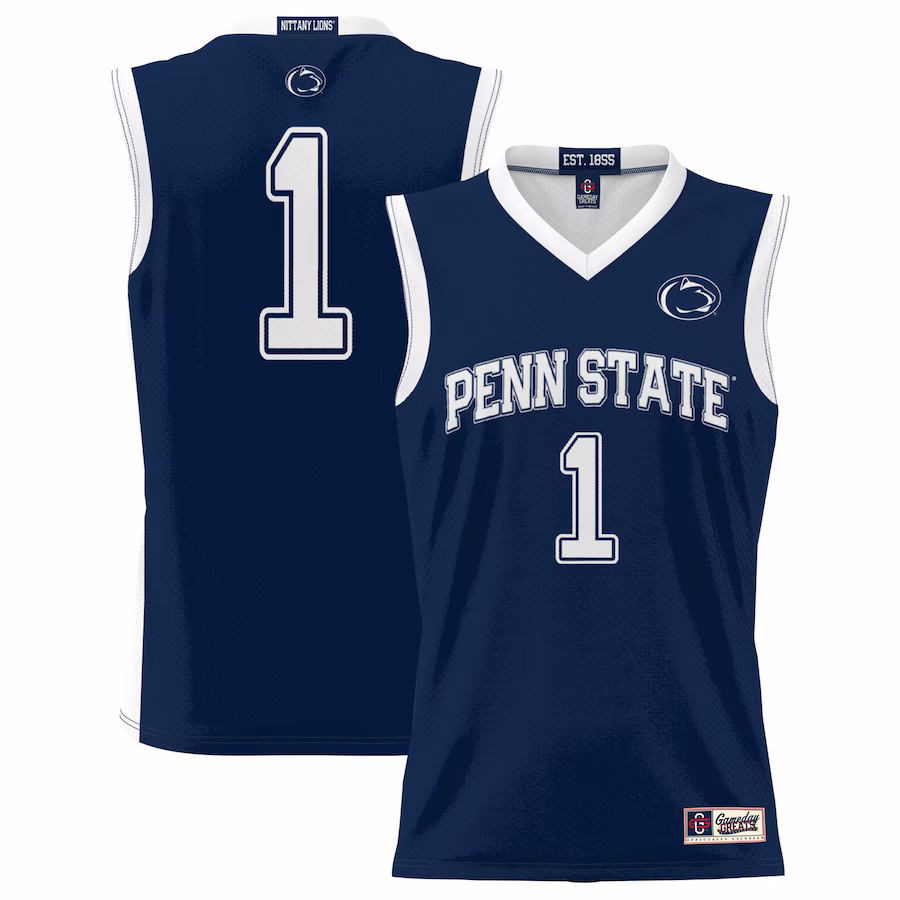 #1  Penn State Nittany Lions GameDay Greats  Lightweight Basketball Jersey - Navy - Puhuasuan