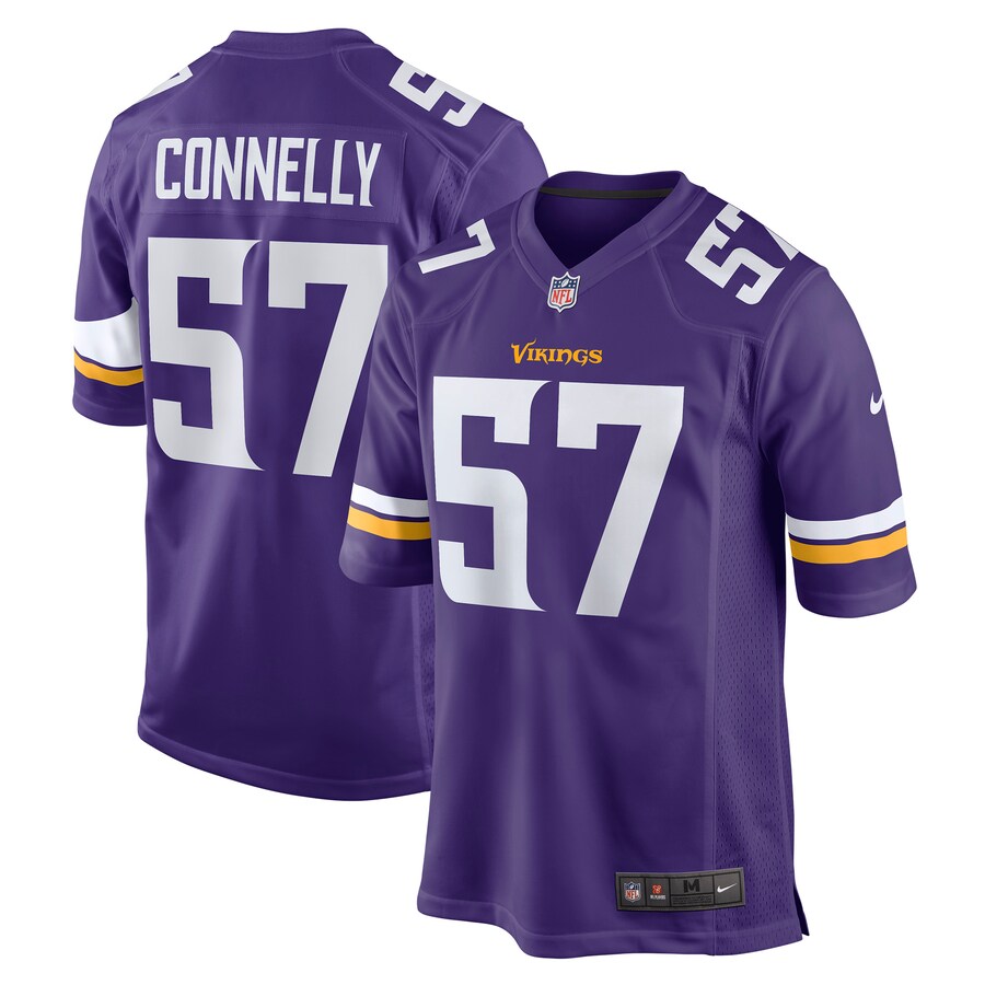 Men's Minnesota Vikings Ryan Connelly Nike Purple Game Jersey - Puhuasuan