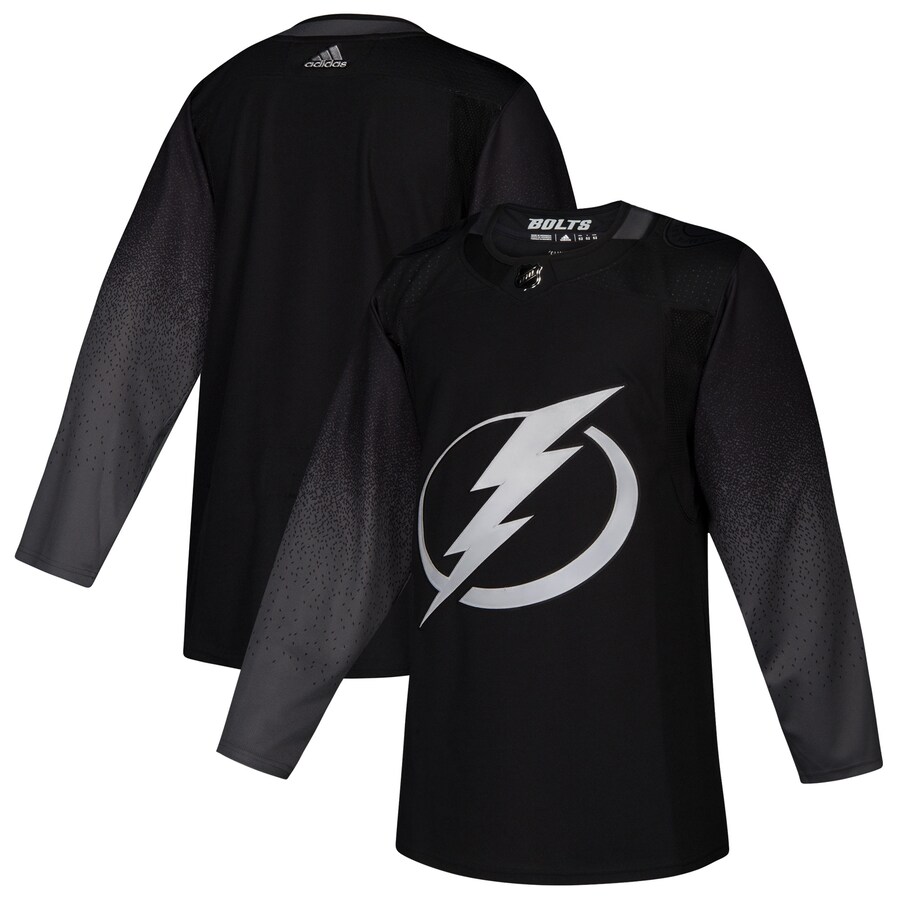 Men's Tampa Bay Lightning adidas Black Alternate Authentic Jersey - Puhuasuan