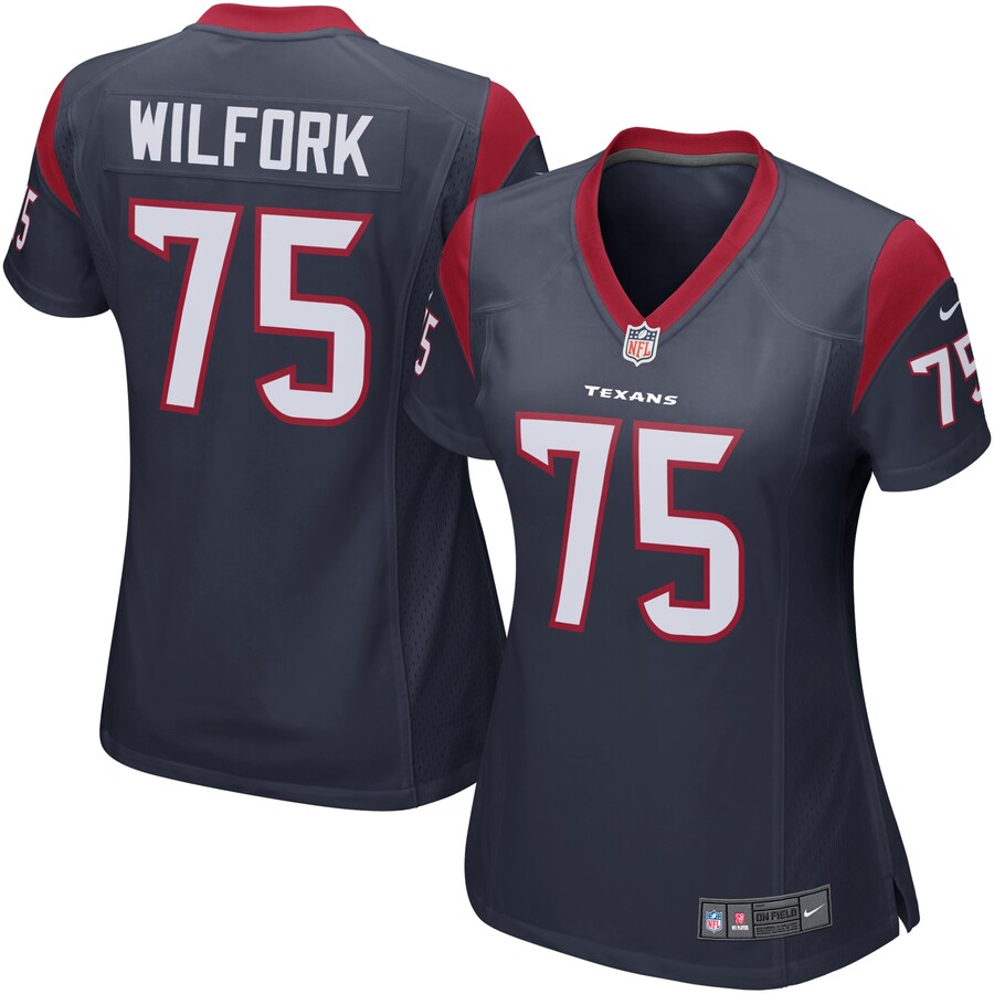 Women's Houston Texans Vince Wilfork Nike Navy Blue Game Jersey - Puhuasuan