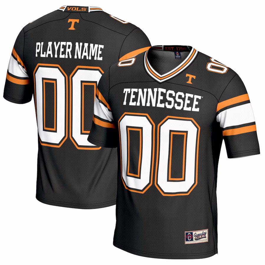 Tennessee Volunteers GameDay Greats Youth NIL Pick-A-Player Football Jersey - Black - Puhuasuan
