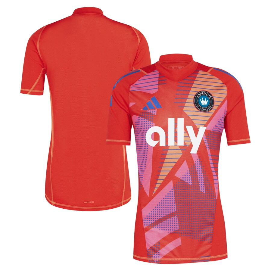 Men's Charlotte FC adidas Red 2024 Goalkeeper Jersey - Puhuasuan