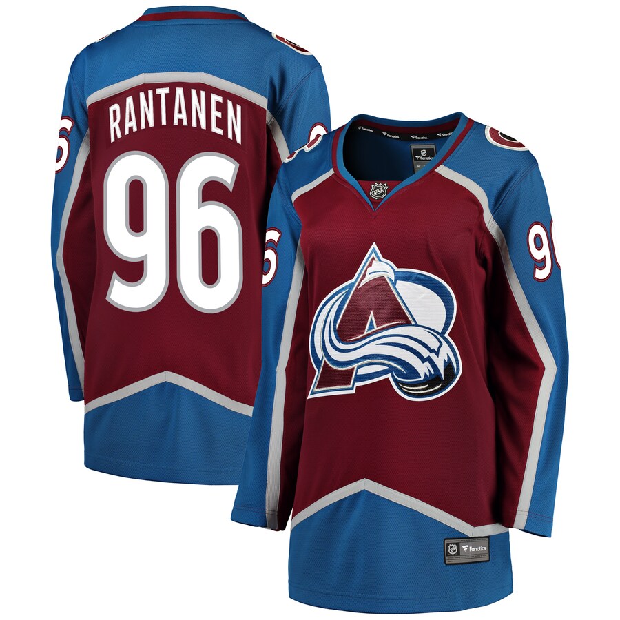 Women's Colorado Avalanche Mikko Rantanen Fanatics Branded Burgundy Breakaway Player Jersey - Puhuasuan