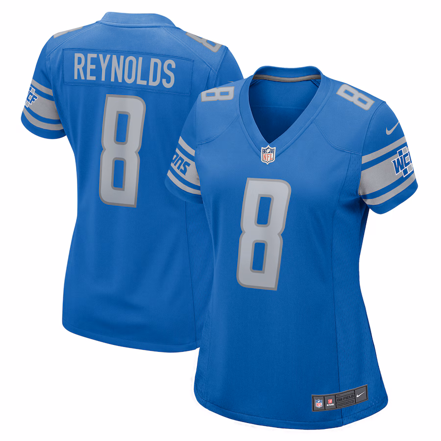 Women's Detroit Lions Josh Reynolds Nike Blue Player Game Jersey - Puhuasuan