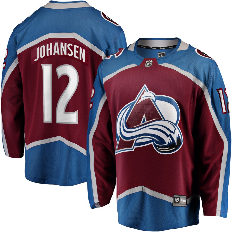 Men's Colorado Avalanche Ryan Johansen Fanatics Branded Maroon Home Breakaway Jersey - Puhuasuan