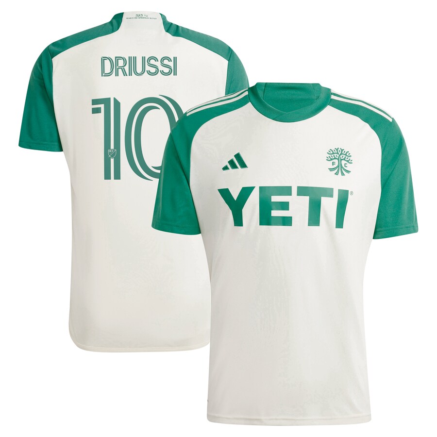 Men's Austin FC Sebastián Driussi adidas Tan 2024 The Armadillo Kit Replica Player Jersey - Puhuasuan