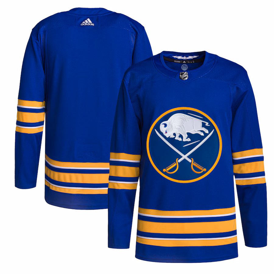 Men's Buffalo Sabres adidas Royal Home Authentic Jersey - Puhuasuan