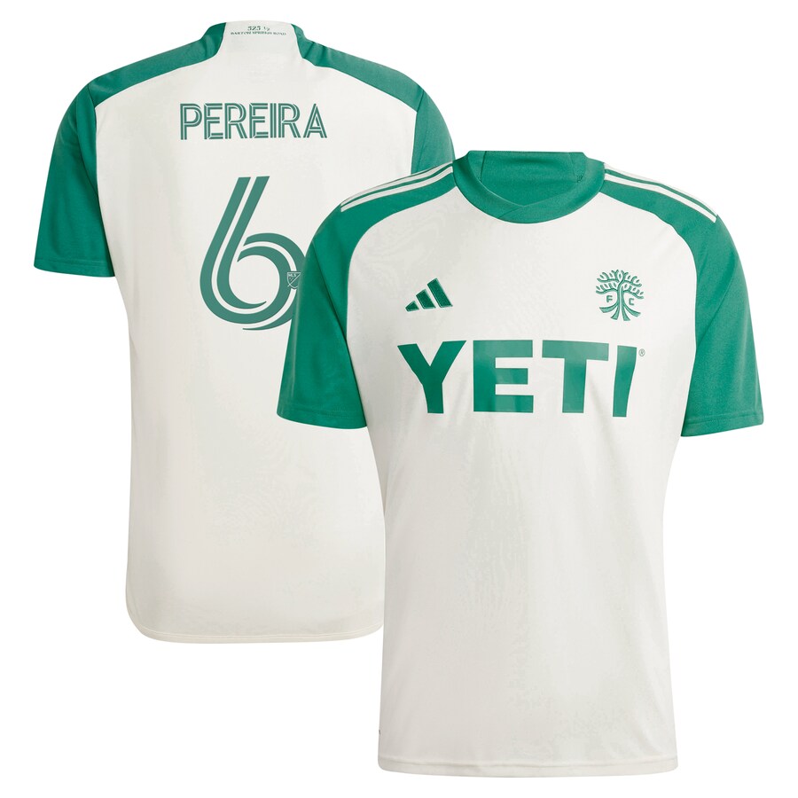 Men's Austin FC Daniel Pereira adidas Tan 2024 The Armadillo Kit Replica Player Jersey - Puhuasuan
