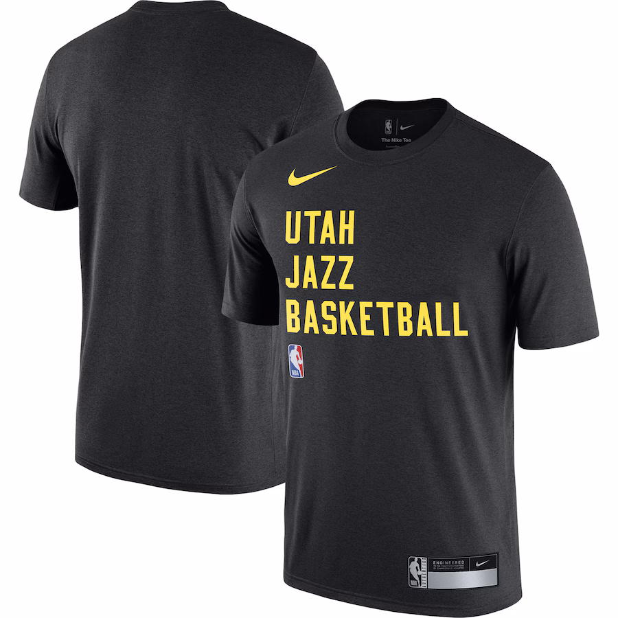 Men's Utah Jazz Nike Black 2023/24 Sideline Legend Performance Practice T-Shirt - Puhuasuan