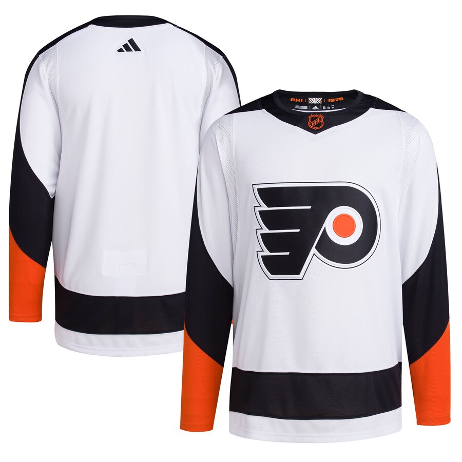 Men's Philadelphia Flyers adidas White Reverse Retro 2.0 Authentic Blank Jersey - Puhuasuan