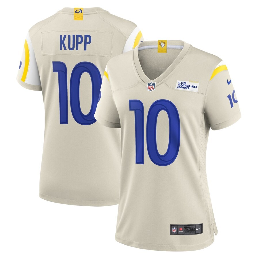 Women's Los Angeles Rams Cooper Kupp Nike Bone Player Game Jersey - Puhuasuan
